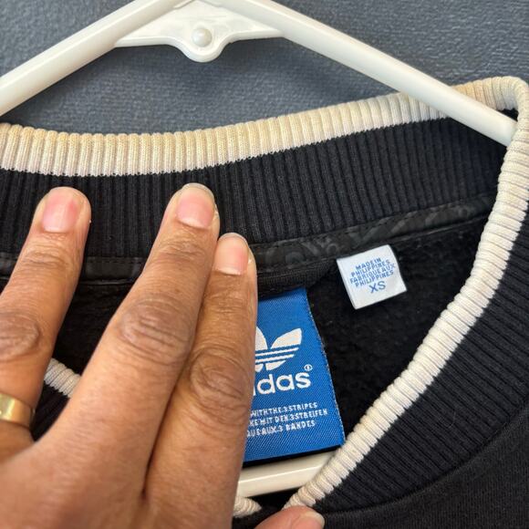 Vintage 1996 Adidas Letterman Jacket Varsity Soccer Bomber Athletic Varsity Rare - Picture 9 of 12